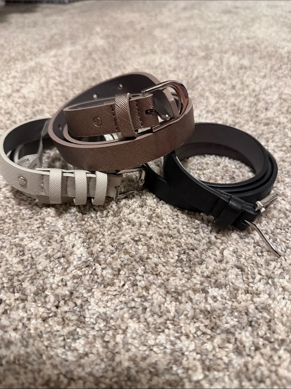 Reaction Kenneth Cole 3-pack women’s belt set